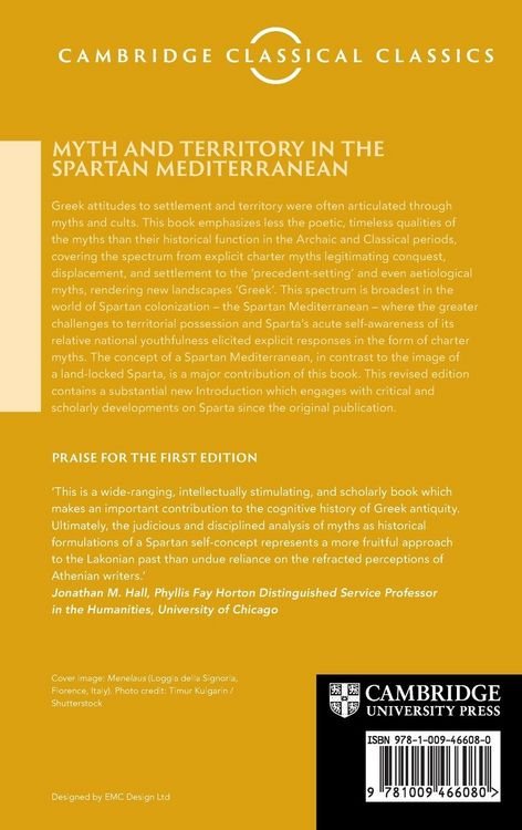 Produktbild: Myth and Territory in the Spartan Mediterranean