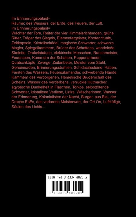Produktbild: Der Erinnerungspalast