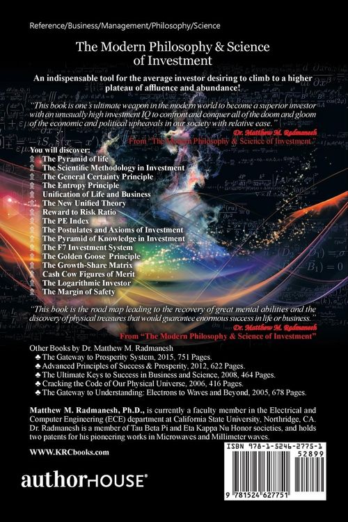 Produktbild: The Modern Philosophy & Science of Investment
