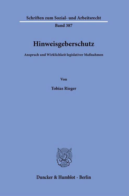 Produktbild: Hinweisgeberschutz