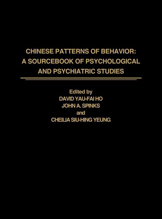 Produktbild: Chinese Patterns of Behavior