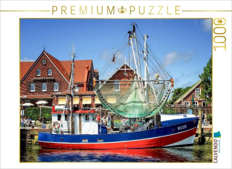 Produktbild: CALVENDO Puzzle Neuharlingersiel | 1000 Teile Lege-Gr&ouml;&szlig;e 64x48cm Foto-Puzzle f&uuml;r gl&uuml;ckliche Stunden