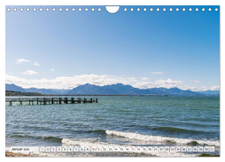 Produktbild: Urlaubsregion Bayern (Wandkalender 2026 DIN A4 quer), CALVENDO Monatskalender