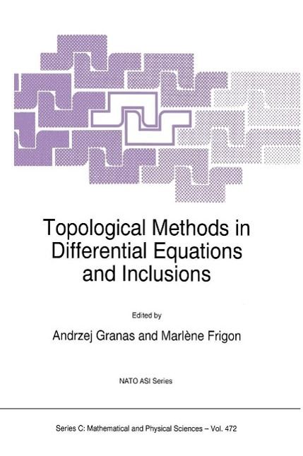 Produktbild: Topological Methods in Differential Equations and Inclusions