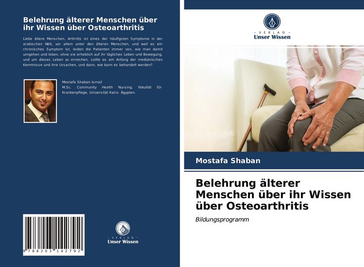 Produktbild: Belehrung &auml;lterer Menschen &uuml;ber ihr Wissen &uuml;ber Osteoarthritis