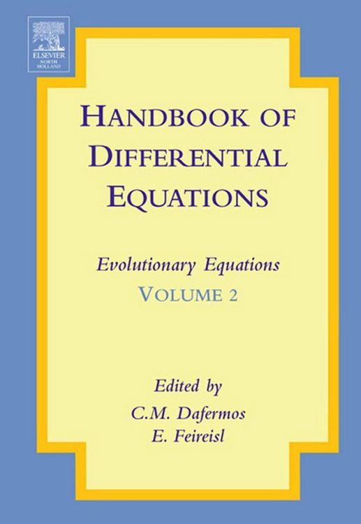 Produktbild: Handbook of Differential Equations: Evolutionary Equations