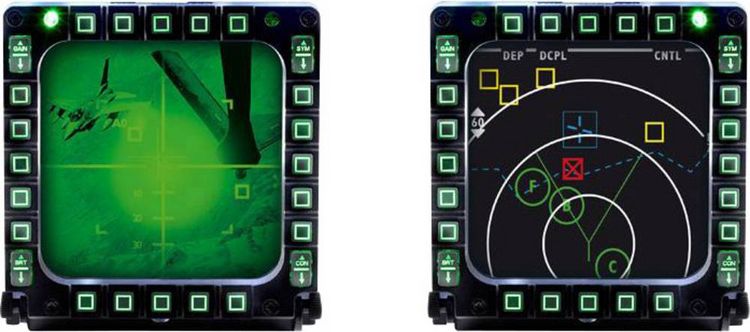 Produktbild: PC - Replica U.S Air Force MFD Cougar Flight Panel Duo Pack