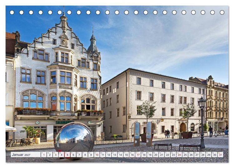Produktbild: Lutherstadt Wittenberg - Die Wirkst&auml;tte des rebellischen Martin Luther (Tischkalender 2027 DIN A5 quer), CALVENDO Monatskalender
