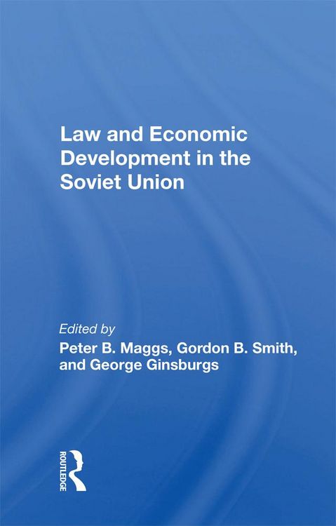 Produktbild: Law And Economic Development In The Soviet Union