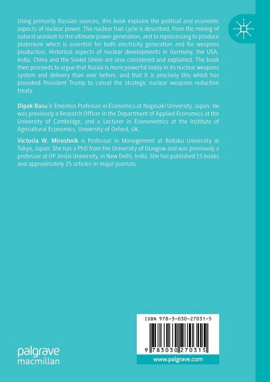 Produktbild: The Political Economy of Nuclear Energy