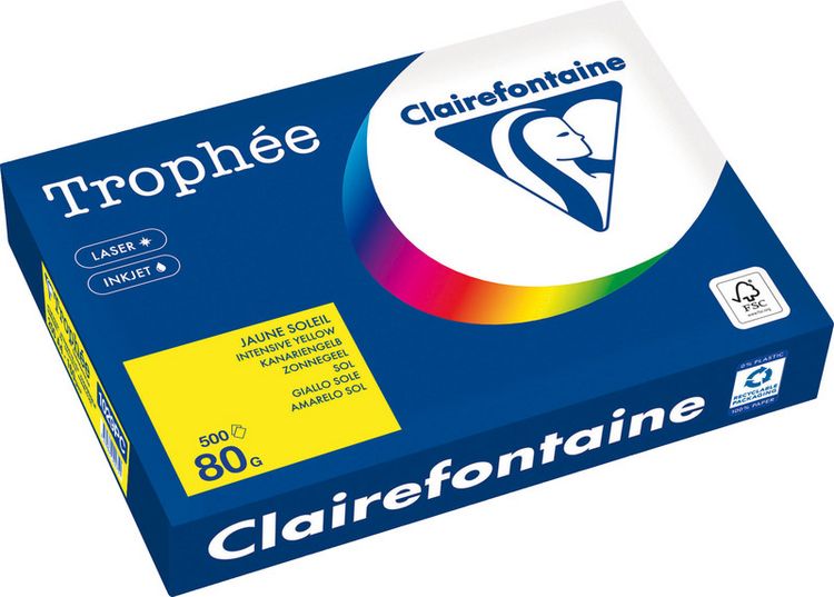 Produktbild: Kopierpapier A4 80g kanarienge