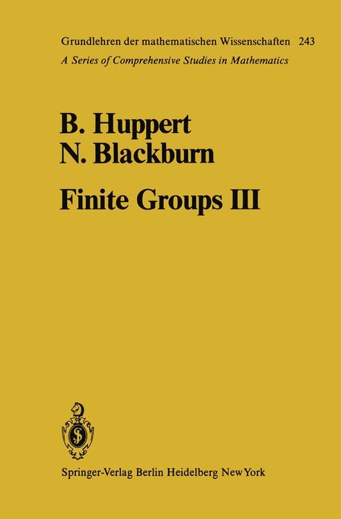 Produktbild: Finite Groups III