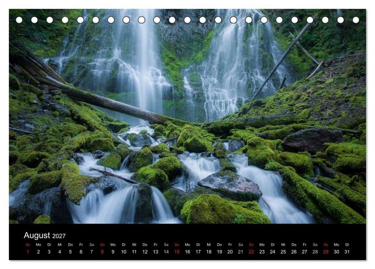 Produktbild: Das "gr&uuml;ne" Nordamerika - Kanada und USA (Tischkalender 2027 DIN A5 quer), CALVENDO Monatskalender