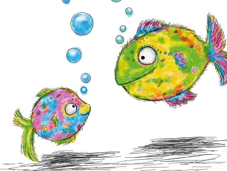 Produktbild: CALVENDO Puzzle Fische 1000 Teile Puzzle quer | 1000 Teile Lege-Gr&ouml;&szlig;e 64 &times; 48 cm Foto-Puzzle f&uuml;r gl&uuml;ckliche Stunden