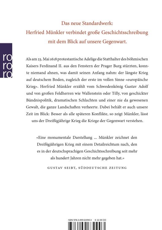 Produktbild: Der Drei&szlig;igj&auml;hrige Krieg