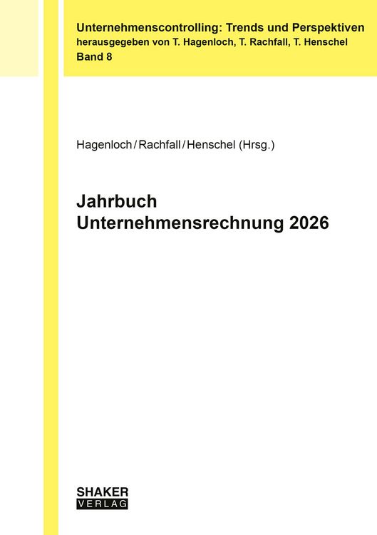 Produktbild: Jahrbuch Unternehmensrechnung 2026
