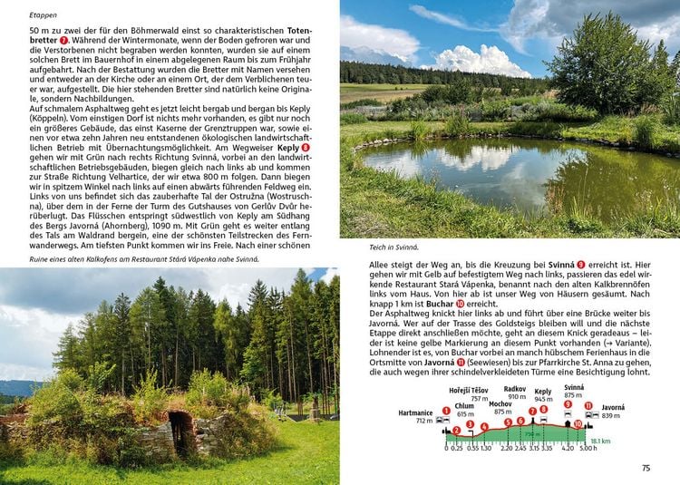 Produktbild: ROTHER Wanderf&uuml;hrer Tschechischer Goldsteig