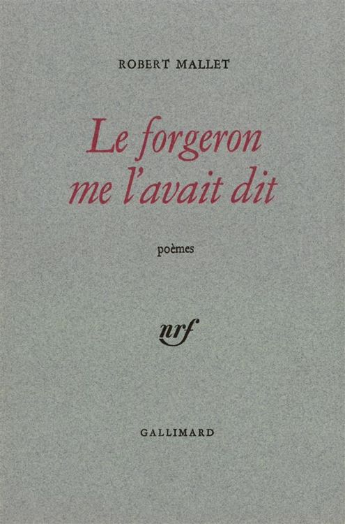 Produktbild: Le forgeron me l'avait dit