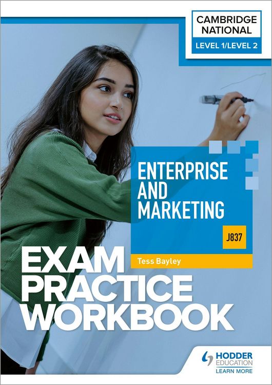 Produktbild: Level 1/Level 2 Cambridge National in Enterprise and Marketing (J837) Exam Practice Workbook