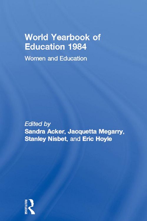 Produktbild: World Yearbook of Education 1984
