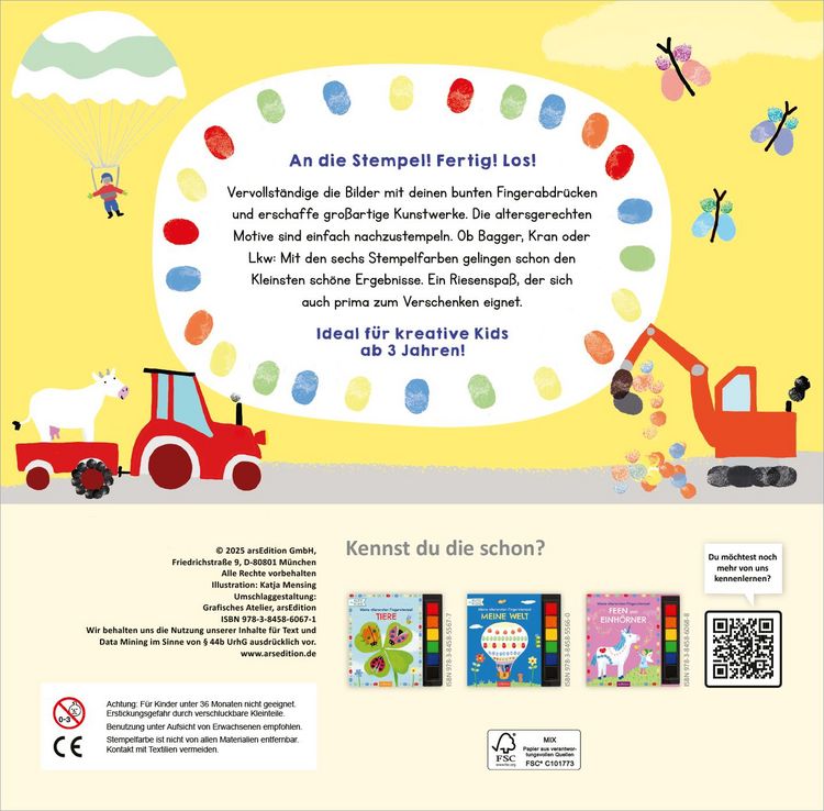 Produktbild: Meine allerersten Fingerstempel Fahrzeuge