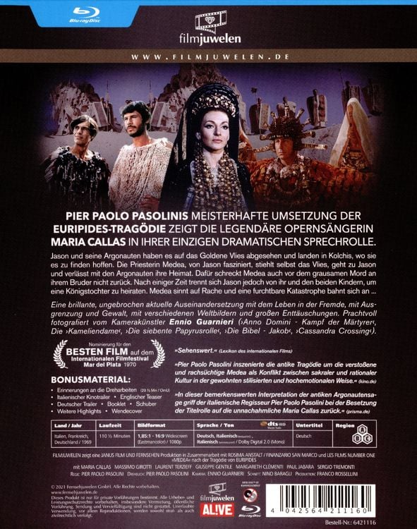 Produktbild: Medea (Filmjuwelen)