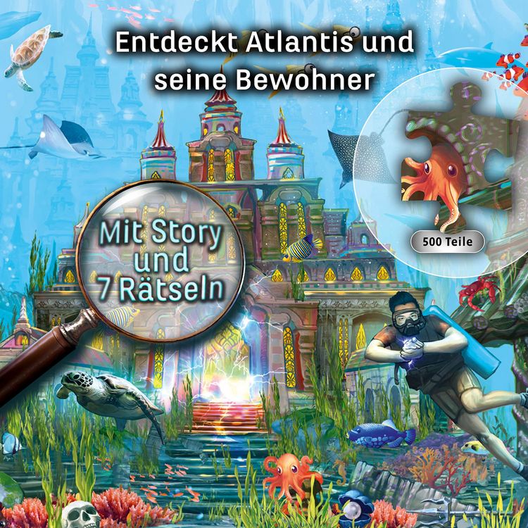 Produktbild: EXIT&reg; Puzzle Der Schl&uuml;ssel von Atlantis