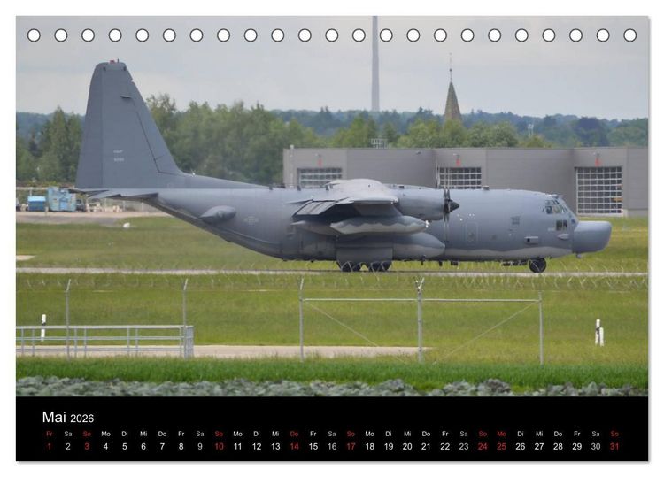 Produktbild: Milit&auml;r Air-Cargo (Tischkalender 2026 DIN A5 quer), CALVENDO Monatskalender