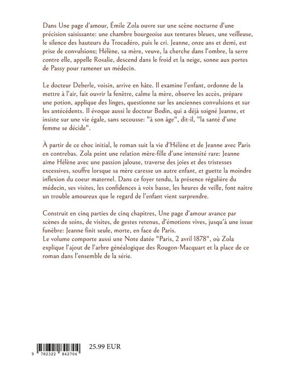 Produktbild: Une page d'amour