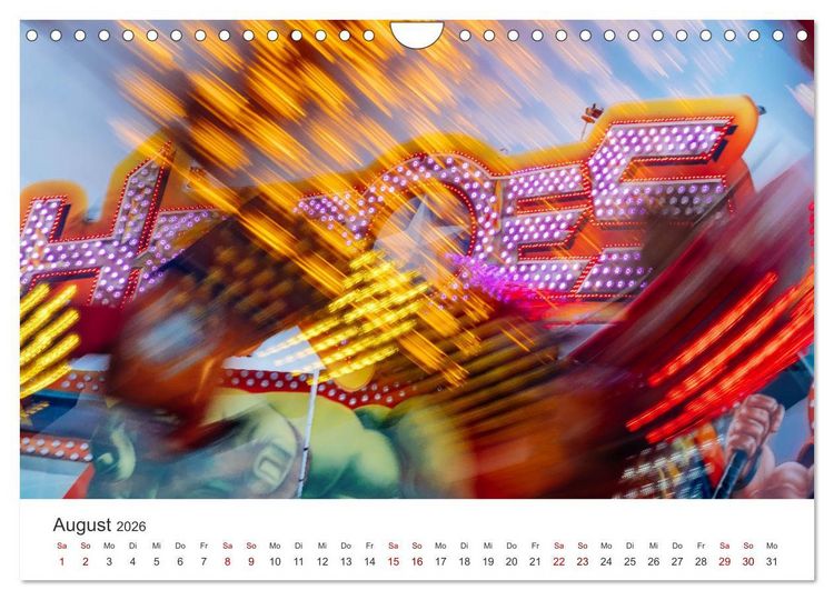 Produktbild: Lightpainting - Malen mit Licht und Zeit (Wandkalender 2026 DIN A4 quer), CALVENDO Monatskalender