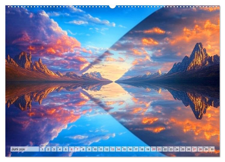 Produktbild: An den Grenzen der Realit&auml;t (hochwertiger Premium Wandkalender 2026 DIN A2 quer), Kunstdruck in Hochglanz