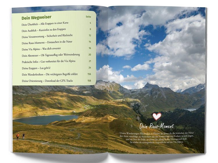 Produktbild: K&uuml;mmerly+Frey Raus und Wandern Via Alpina &ndash; Wanderf&uuml;hrer