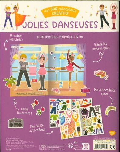 Produktbild: Jolies danseuses : mes 500 autocollants cr&eacute;atifs