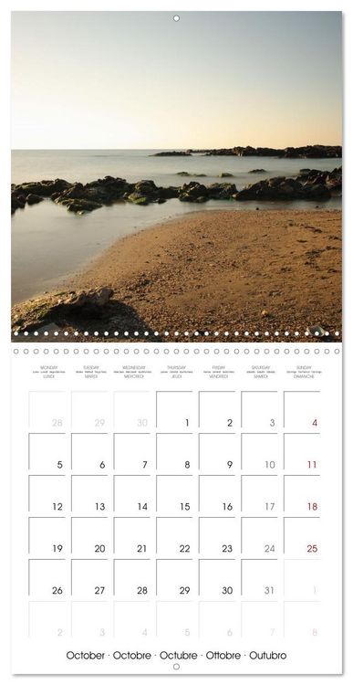 Produktbild: H&eacute;rault Cap d'Agde (Calendrier mural carr&eacute; 2026 30x30 cm) Calendrier double avec une page pour vos prises de notes