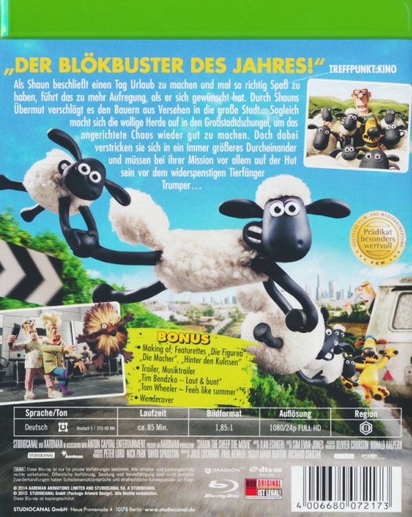 Produktbild: Shaun das Schaf - Der Film