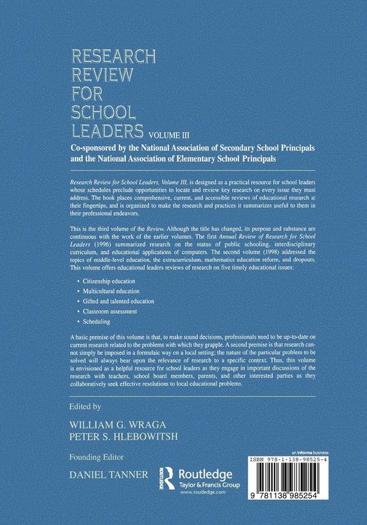 Produktbild: Research Review for School Leaders