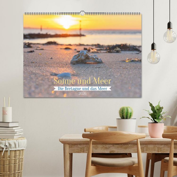 Produktbild: Die Bretagne - Sonne und das Meer (Wandkalender 2026 DIN A2 quer), CALVENDO Monatskalender
