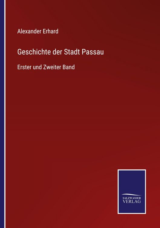 Produktbild: Geschichte der Stadt Passau