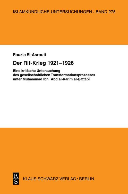 Produktbild: Der Rif-Krieg 1921-1926