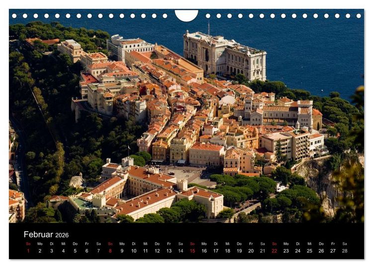 Produktbild: Faszination Monaco (Wandkalender 2026 DIN A4 quer), CALVENDO Monatskalender