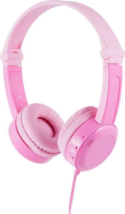 Produktbild: onanoff Travel On Ear Headset kabelgebunden Pink Faltbar, Headset, Lautst&auml;rkebegrenzung Kinder