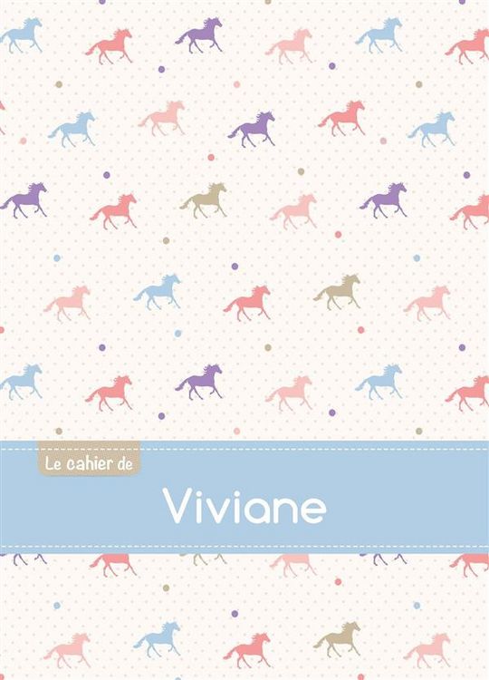 Produktbild: Cahier viviane seyes,96p,a5 chevaux