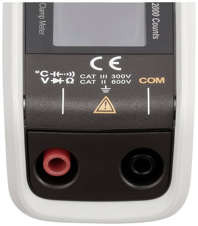 Produktbild: VOLTCRAFT VC-331 SE Stromzange CAT II 600 V, CAT III 300V Anzeige (Counts): 2000