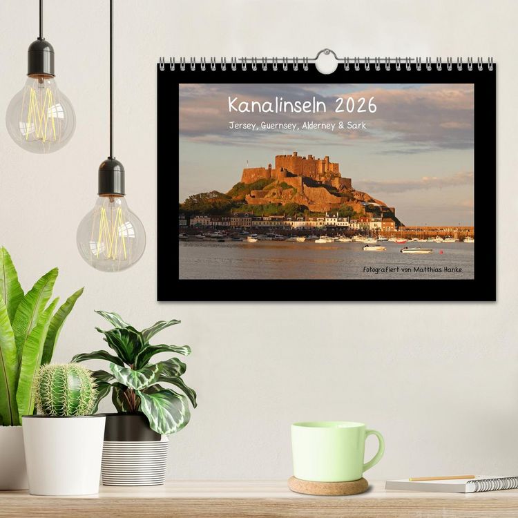 Produktbild: Kanalinseln 2026 (Wandkalender 2026 DIN A4 quer), CALVENDO Monatskalender