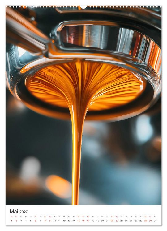 Produktbild: Zeit f&uuml;r Kaffee (hochwertiger Premium Wandkalender 2027 DIN A2 hoch), Kunstdruck in Hochglanz