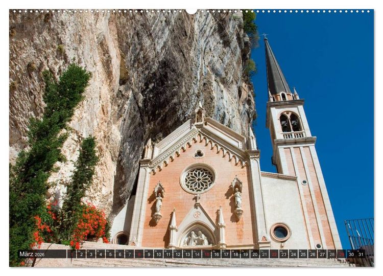 Produktbild: Italien - Venetien (hochwertiger Premium Wandkalender 2026 DIN A2 quer), Kunstdruck in Hochglanz