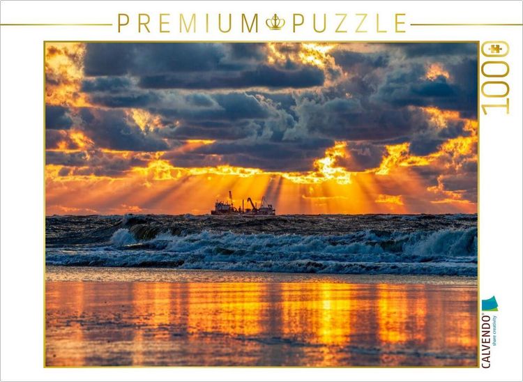 Produktbild: CALVENDO Puzzle Himmel in Flammen | 1000 Teile Lege-Gr&ouml;&szlig;e 64x48cm Foto-Puzzle f&uuml;r gl&uuml;ckliche Stunden