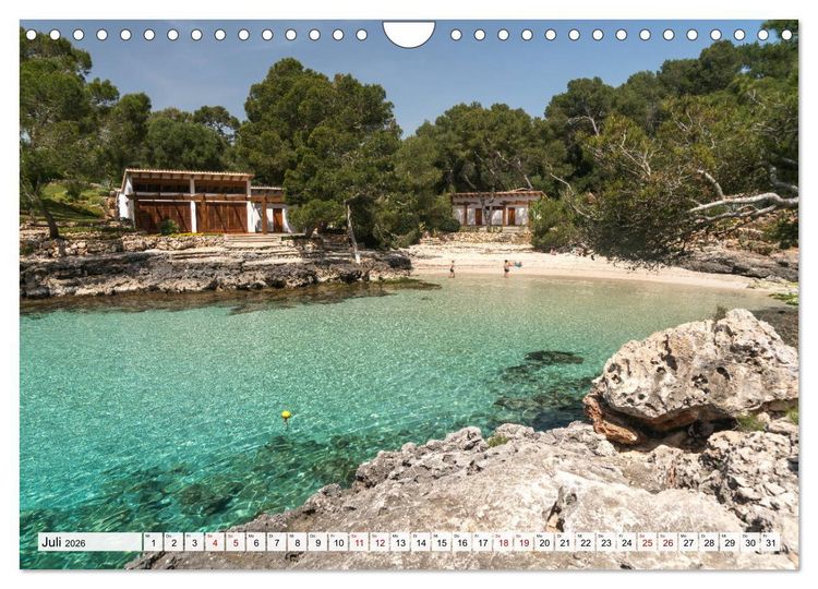 Produktbild: Spanien - Balearen - Mallorca (Wandkalender 2026 DIN A4 quer), CALVENDO Monatskalender
