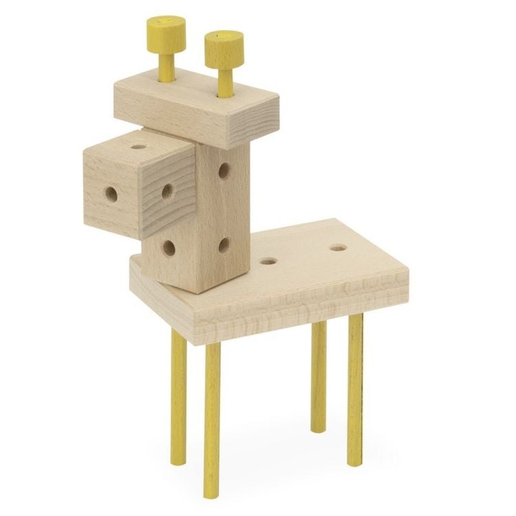 Produktbild: MATADOR 21070 - Maker M070, Baukasten, Holz, 70 Teile, Konstruktionsbaukasten, ab 3 Jahren, Spielend lernen!