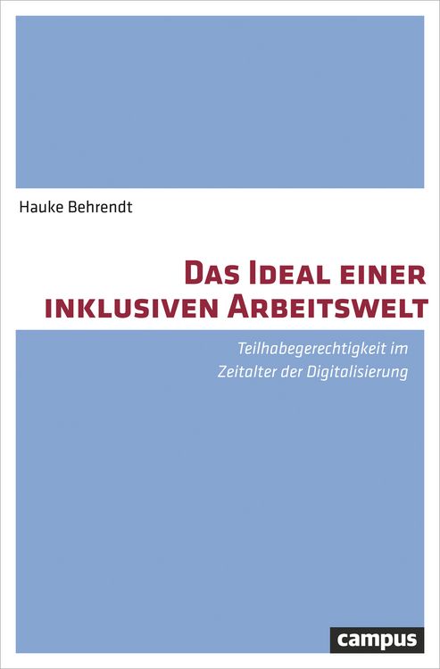 Produktbild: Das Ideal einer inklusiven Arbeitswelt